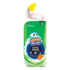 Scrubbing Bubbles Extra Power Citrus Scent Toilet Bowl Cleaner and Delimer 24 oz Gel