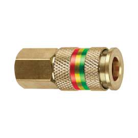 Tru-Flate Brass U-Style Universal Coupler 1/4 in. Female 1 pc