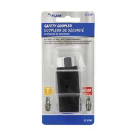 Tru-Flate Steel Safety Coupler 1/4 in. Female 1 pc