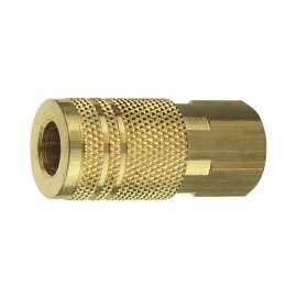 Amflo Brass 1/4 in. I/M Style Coupler 3/8 in. Female 1 pc