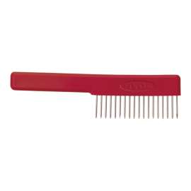 Hyde Red Stainless Steel Paint Brush Cleaning Comb