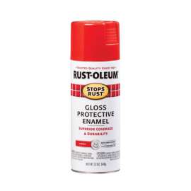Rust-Oleum Stops Rust Gloss Cherry Protective Enamel Spray Paint 12 oz