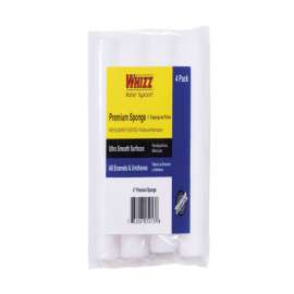 Whizz Sponge 4 in. W X 1/2 in. Mini Paint Roller Cover 4 pk