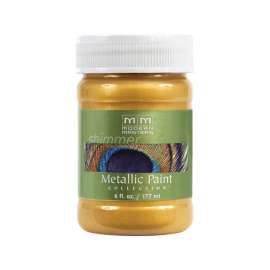 Modern Masters Shimmer Satin Gold Rush Water-Based Metallic Paint 6 oz