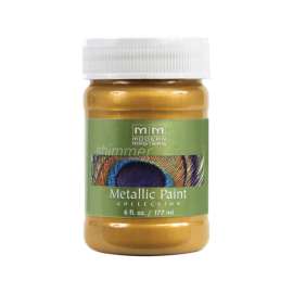 Modern Masters Shimmer Satin Iridescent Gold Water-Based Metallic Paint 6 oz
