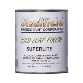 Sheffield Gloss Superlite Gold Gold Leaf Finish Exterior & Interior 16 oz