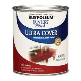 Rust-Oleum Painters Touch Ultra Cover Colonial Red Ultra Cover Paint 1 qt