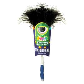 Ettore Cleaning Critters - Featherhead Ostrich Feather Duster 3-1/2 in. W X 5 in. L 1 each
