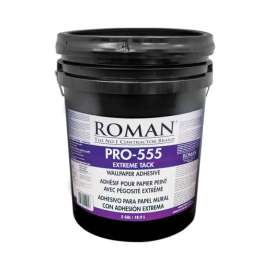 Roman PRO-555 Super Strength Modified Starch and Synthetic Polymer Adhesive 5 gal