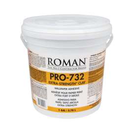 Roman PRO-732 Extra Strength Clay/Modified Starches Adhesive 1 gal