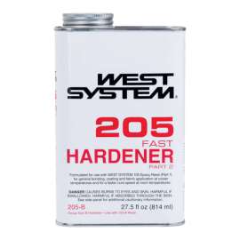 West System 205 Hardener Extra Strength Epoxy Fast Hardener Curing Agent 27.5 oz