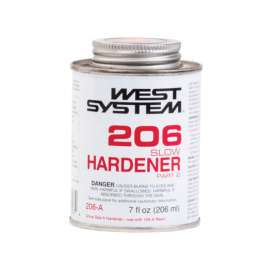 West System 206 Hardener Extra Strength Epoxy Slow Hardener Curing Agent 7 oz