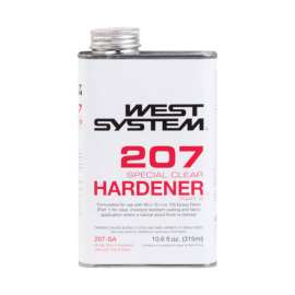 West System 207 Hardener Extra Strength Epoxy Special Clear Curing Agent 10.6 oz