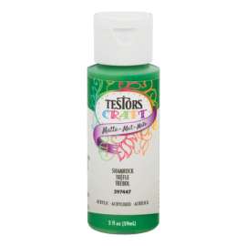 Rust-Oleum Testors Craft Matte Shamrock Water-Based Paint Interior 2 oz