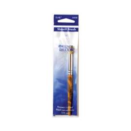 Plaid Stencil Decor 3/8 in. Round Stencil Paint Brush