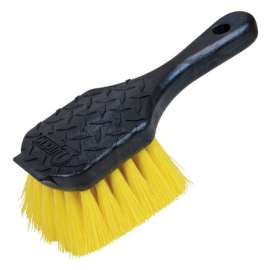 Quickie 4.5 in. W Medium Bristle 8.5 in. Plastic Handle Gong Brush