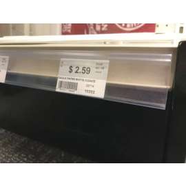 Kinter 1.25 in. H X 0.32 in. W X 48 in. L Clear Shelf Base Deck Plastic