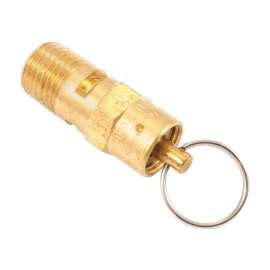 Forney Brass Safety Valve 1/4 in. Male 1 pc