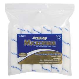 Arroworthy Microfiber 6.5 in. W X 9/16 in. Mini Paint Roller Cover 10 pk