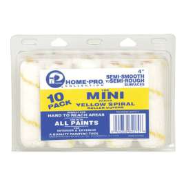 Premier Home-Pro Fabric 4 in. W Mini Paint Roller Cover 10 pk