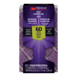 3M 4-1/2 in. L X 2-1/2 in. W X 1 in. 60 Grit Coarse Block Dust Channeling Sanding Sponge