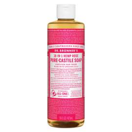 Dr. Bronner's 18-in-1 Organic Hemp Rose Scent Pure-Castile Liquid Soap 16 oz 1 pk