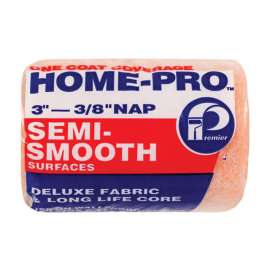 Premier Home-Pro Polyester 3 in. W X 3/8 in. Paint Roller Cover 1 pk