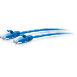 C2G 1ft Cat6a Snagless Unshielded (UTP) Slim Ethernet Patch Cable - Blue - 1 ft Category 6a Network Cable for Network Device - First End: 1 x RJ-45 Network - Male - Second End: 1 x RJ-45 Network - Male - Patch Cable - 28 AWG - Blue