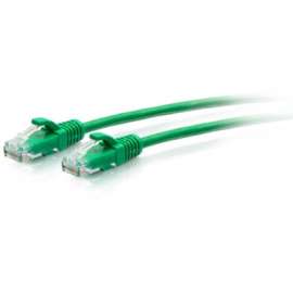 C2G 7ft Cat6a Snagless Unshielded (UTP) Slim Ethernet Patch Cable - Green - 7 ft Category 6a Network Cable for Network Device - First End: 1 x RJ-45 Network - Male - Second End: 1 x RJ-45 Network - Male - Patch Cable - 28 AWG - Green