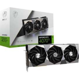 MSI NVIDIA GeForce RTX 4070 Ti Graphic Card - 12 GB GDDR6X - 2.79 GHz Boost Clock - 192 bit Bus Width - PCI Express 4.0 - DisplayPort - HDMI
