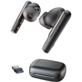 Poly Voyager Free 60 UC Earset - Stereo - True Wireless - Bluetooth - 98.4 ft - 20 Hz - 20 kHz - Earbud - Binaural - In-ear - Noise Canceling - White Sand