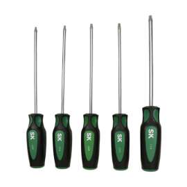 SK Professional Tools 6 in. L Torx Screwdriver Set 5 pc