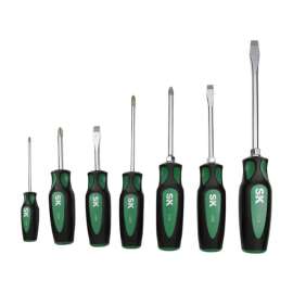 SK Professional Tools Phillips/Slotted Screwdriver Set 7 pc