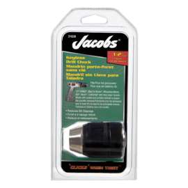 Jacobs 1/2 in. in. Keyless Drill Chuck 1/2 in. 3-Flat Shank 1 pc
