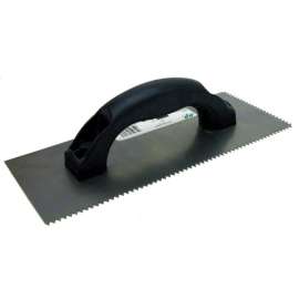 Marshalltown QLT 4 in. W X 9 in. L Steel V Notched Trowel