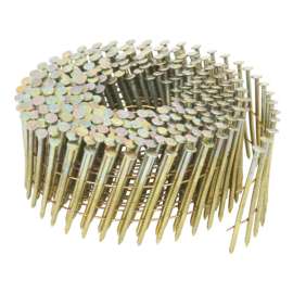 Metabo HPT 2-1/4 in. Wire Coil Electro Galvanized Siding Nails 15 deg 3600 pk