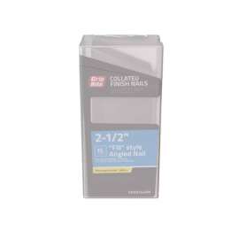 Grip-Rite 2-1/2 in. 15 Ga. Angled Strip Electro Galvanized Finish Nails 1000 pk