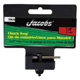 Jacobs 1/4 in. X 5/32 in. Chuck Key T-Handle Steel 1 pc