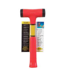 Nupla Strike Pro 24 oz Dead Blow Hammer Steel Head Fiberglass Handle