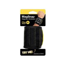 Wrap-It Storage MagSnap 12.25 in. L X 3.25 in. W Black Magnetic Tool Holder 1 pk