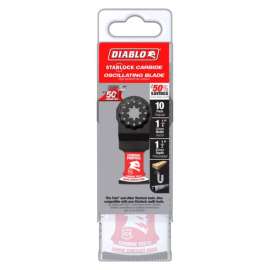 Diablo 1-1/4 in. W Carbide Curved Contact Edge Oscillating Blade General Purpose Cuts 10 pk