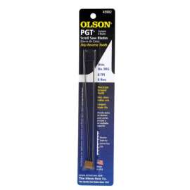 Olson 5 in. Carbon Steel Scroll Saw Blade 8 TPI 6 pk