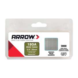 Arrow BN18 18 Ga. X 3/4 in. L Galvanized Steel Brad Nails 2000 pk 0.8 lb