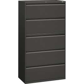 HON Brigade Charcoal 5-drawer Files