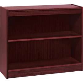 Lorell Panel End Mahogany Veneer Bookcase
