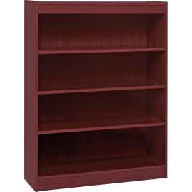 Lorell Panel End Mahogany Veneer Bookcase