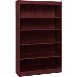 Lorell Panel End Mahogany Veneer Bookcase