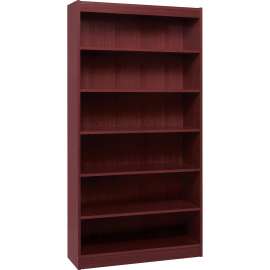 Lorell Panel End Mahogany Veneer Bookcase
