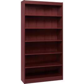 Lorell Panel End Mahogany Veneer Bookcase