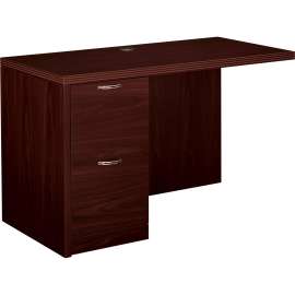 HON 10500 Series Double Pedestal Desk, 72" x 36" x 29.5", Bourbon Cherry